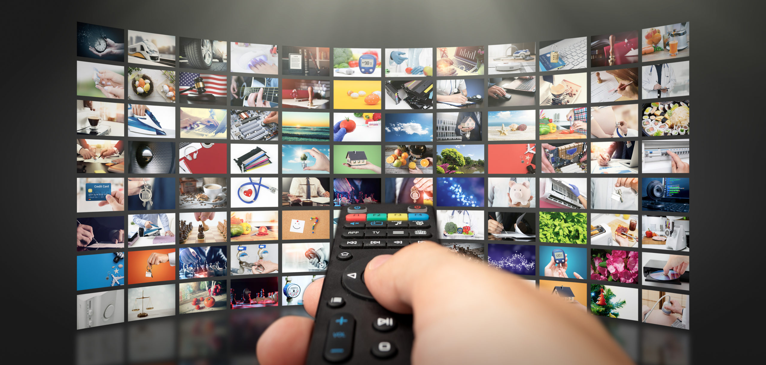 Television Streaming Video. Media TV On Demand