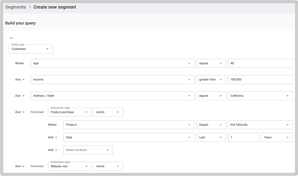 Comprehensive customer 360 views with interactions.